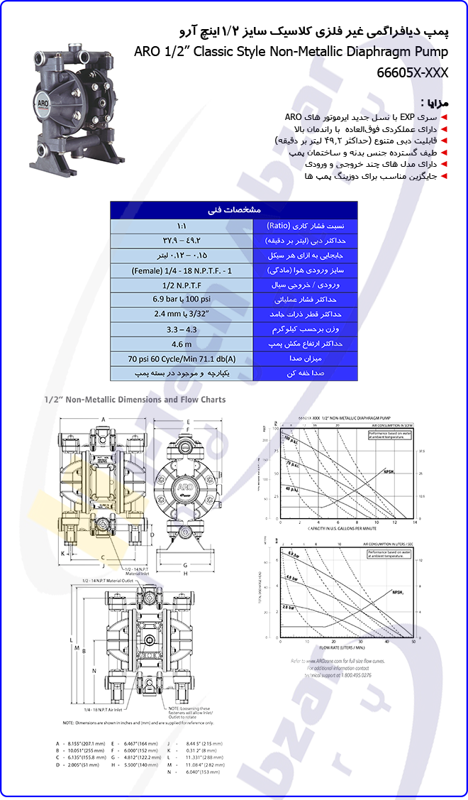4 1-2'' Classic Style Non-Metallic Diaphragm Pump2
